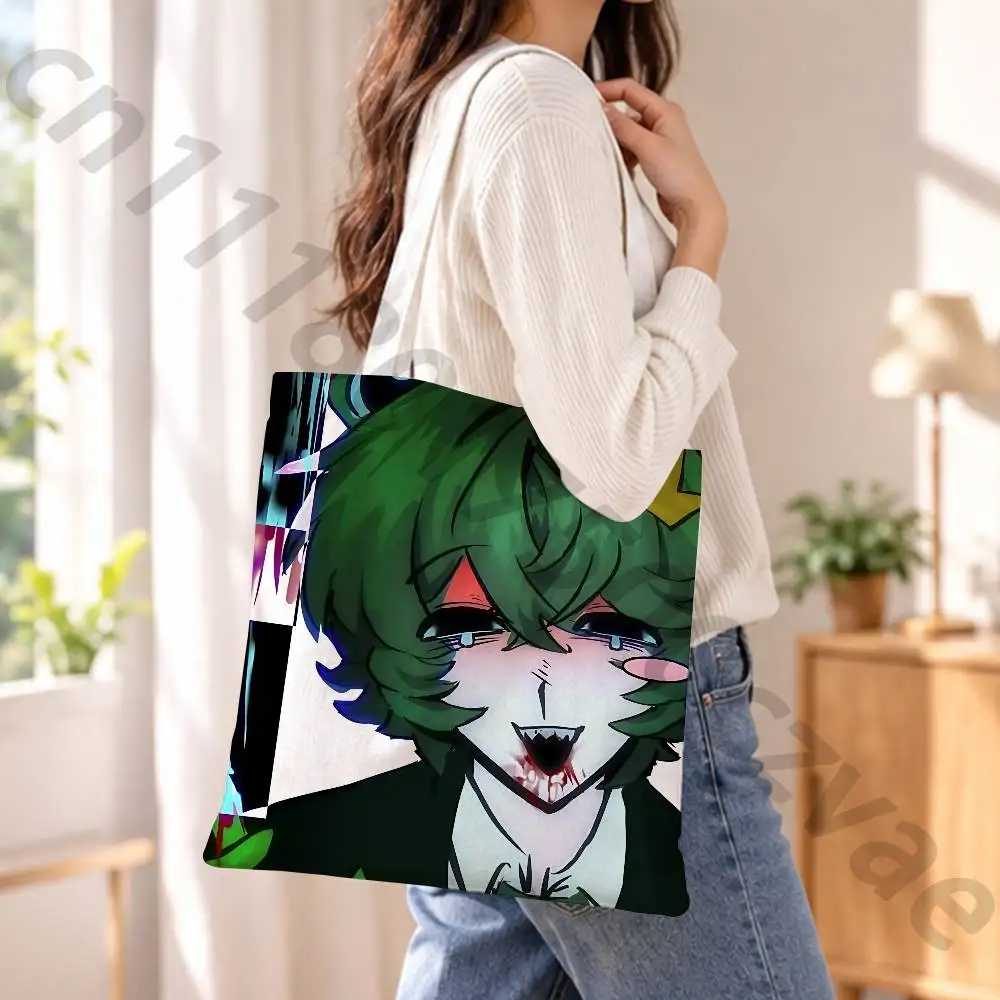 F-Froggydude Reusable Fashionable Backpack Multifunctional Handbag Canvas Shopping Bag