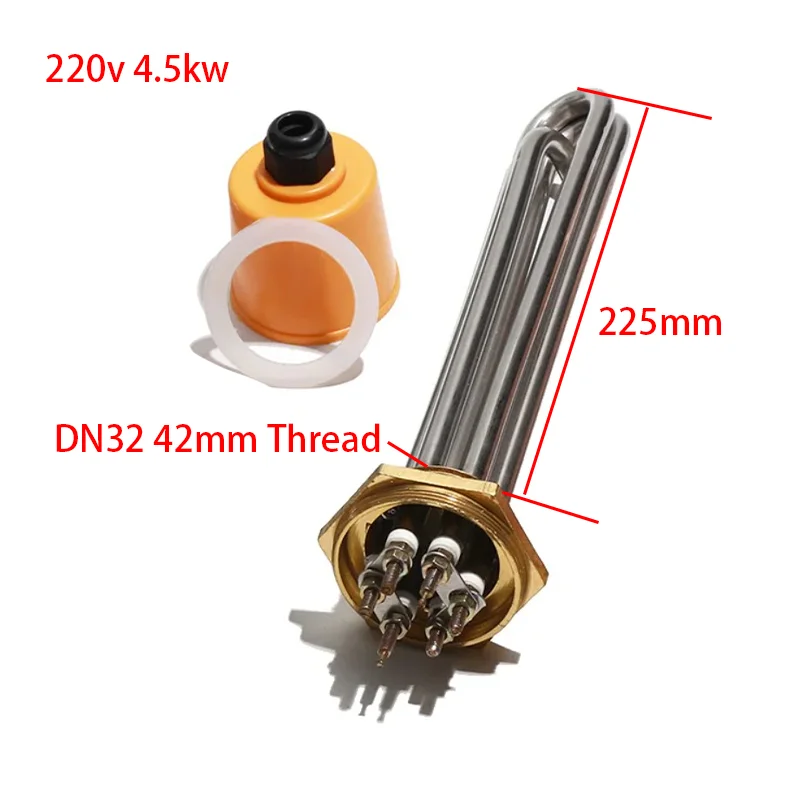 

SNDHEATER DN32 42mm Thread Water Heater 220v 4.5KW 225mm Length