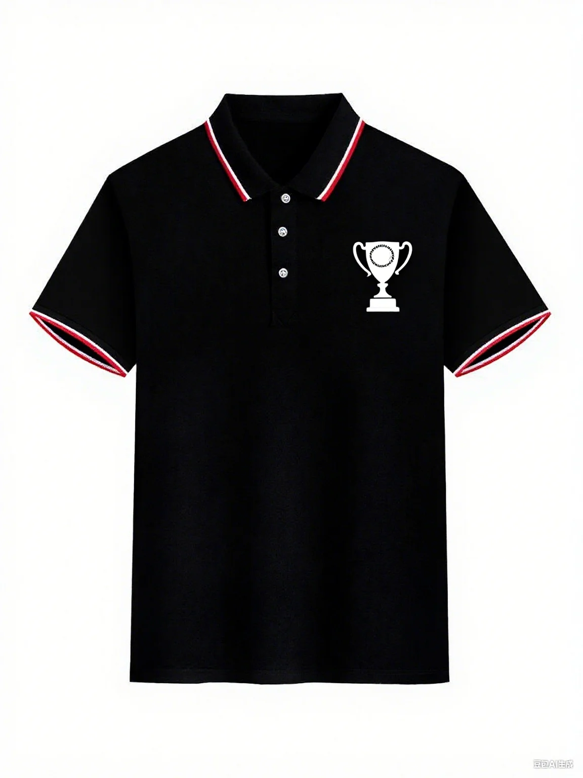 

Business Casual Men's Summer Classic Striped Stand-up Neck Breathable Polo Shirt Spring and Autumn Casual Slim-fit Daily Wear