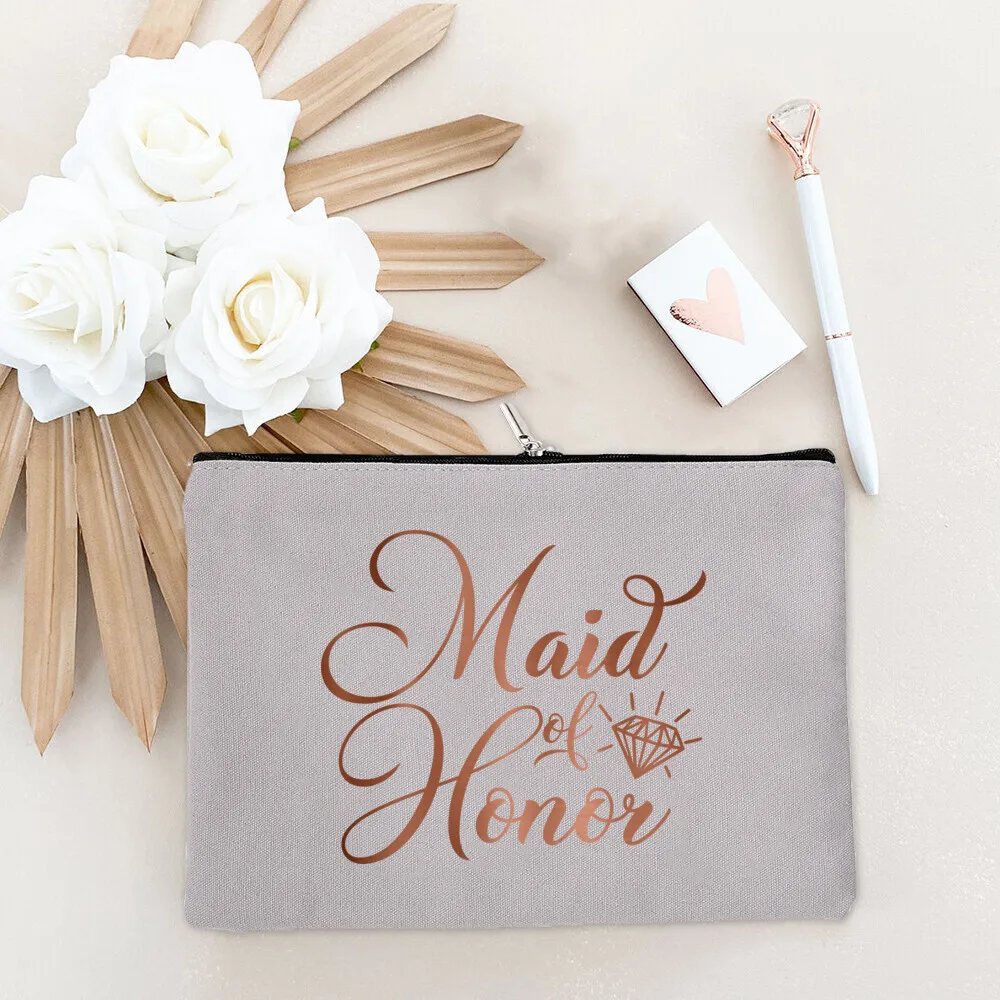 Team Bride Make-up-Tasche, Junggesellenabschied, Kosmetiktaschen, Geldbörse, Brautjungfer, Toilettenartikel, Organizer, Tasche, Geschenke für Hochzeit, Brautparty – Detail 11
