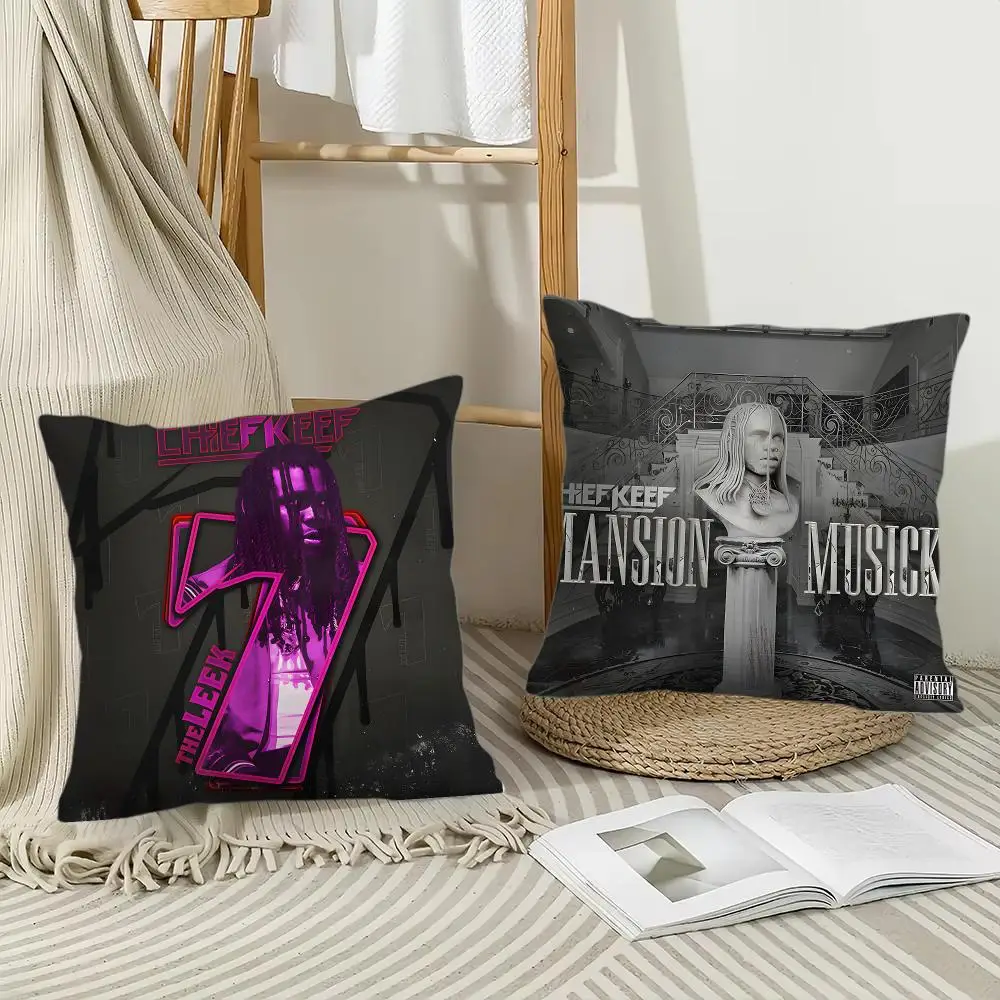 C-Chief Keef Singer Cushion Cover Pillow Case Short Plush Square Throw Pillow Covers Pillowcase Sofa Home Decor Gift