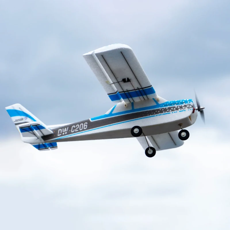 DW Hobby EPP Cessna KIT 1000mm Wingspan Foam RC Airplane, Light Weight 4CH Remote Control Plane with Motor, Perfect Gift E10