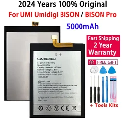 Original Battery For UMI Umidigi BISON Bison PRO, 5000mAh Phone Replacement Batteries, Fast Shipping, 2024 Years