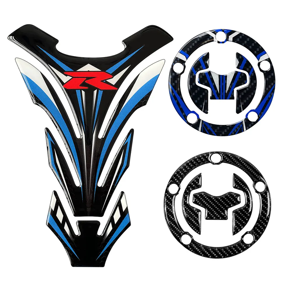 5D Carbon Fiber Motorcycle Fuel Tank Pad Decals Gas Cap Sticker For SUZUKI GSXR250 GSX250R DL250 DL650 DL1000 GSX-S1000 18