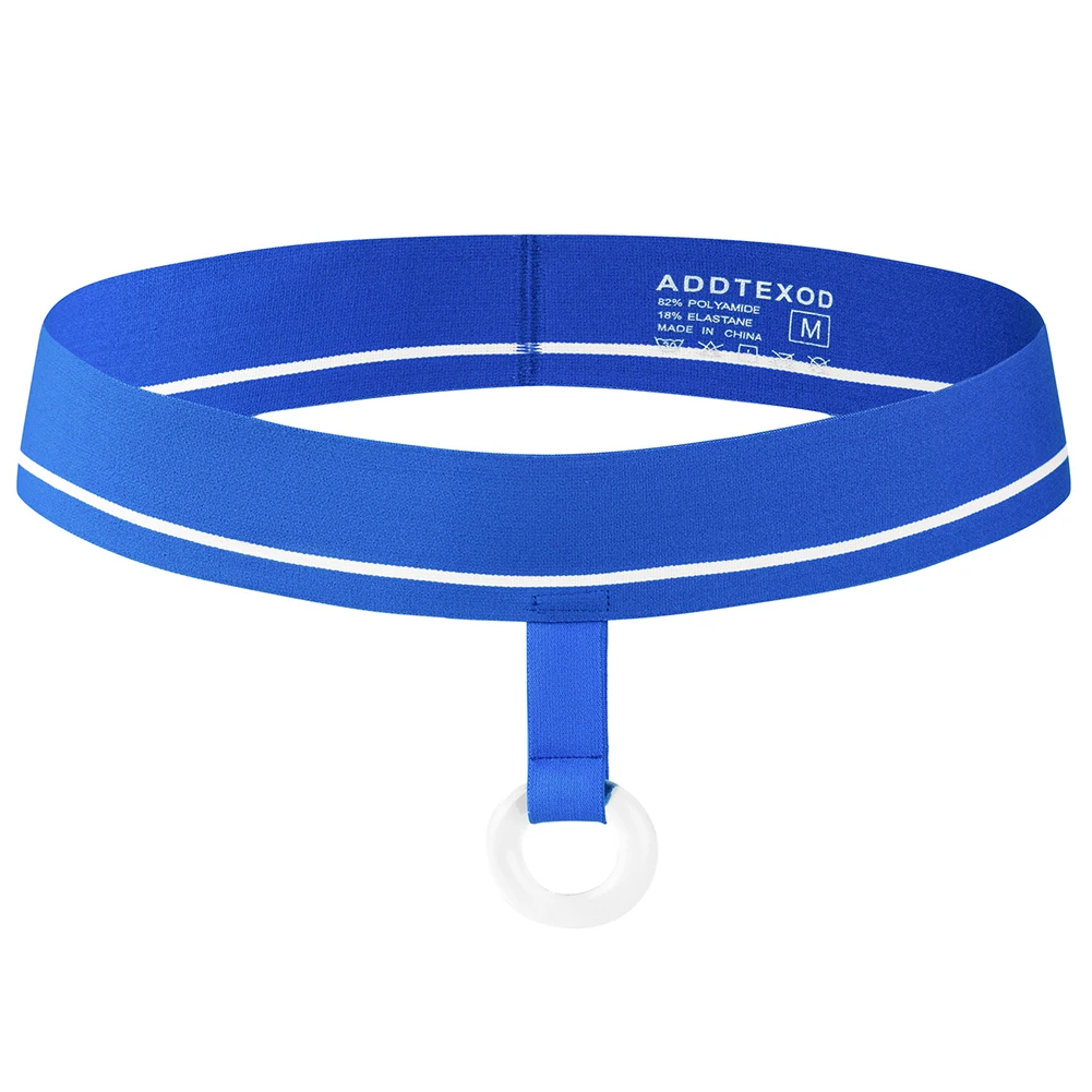 M-XXL Maat Heren Stretch Siliconen O-ring Erotisch Slipje Lingerie Lage Taille Ondergoed Thongs Cockring Slips Onderbroek