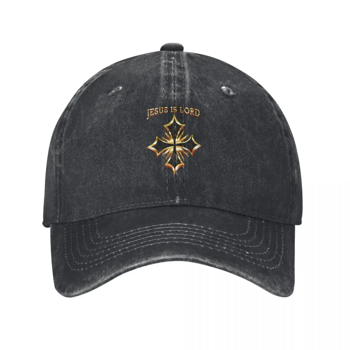 

Jesus Is Lord - Jesus Is Lord Gold Font - Gold Font Baseball Cap Cosplay Trucker Hat Designer Hat Men's Baseball Women's