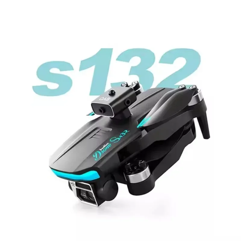 S132 GPS Drone Dual 4K Camera Obstacle Avoidance Flow Positioning Folding Wifi FPV Brushless Motor RC Dron Helicopter Toys