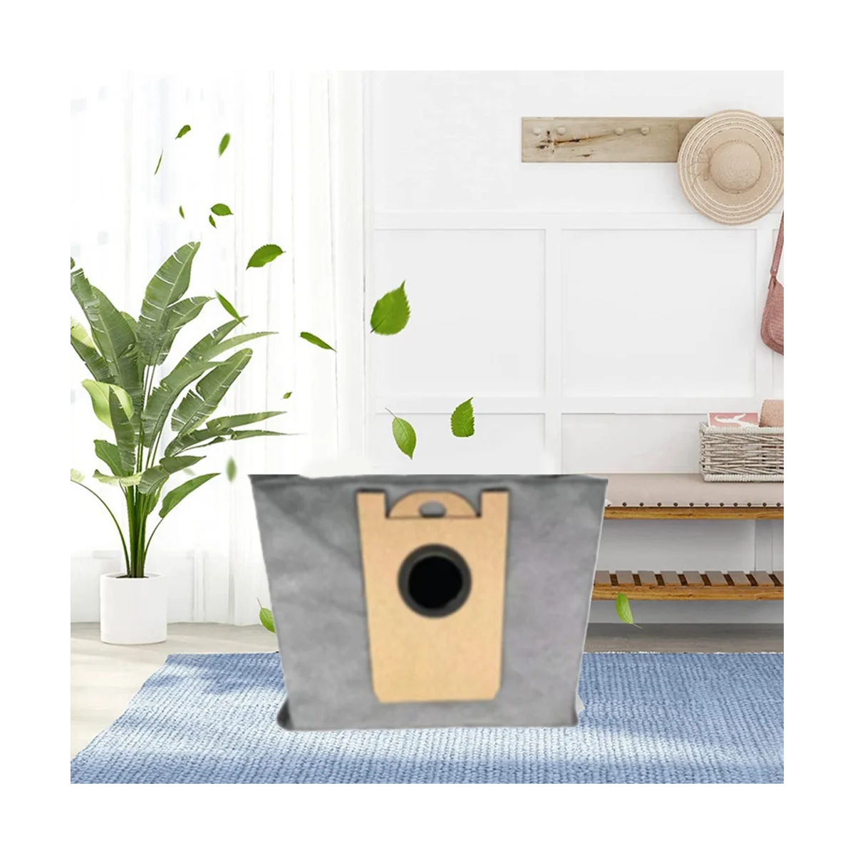 Eufy Robovac LR30 하이브리드 로봇 진공 청소기 교체 예비 부품, 가정용 쓰레기 먼지 봉투, 6 개