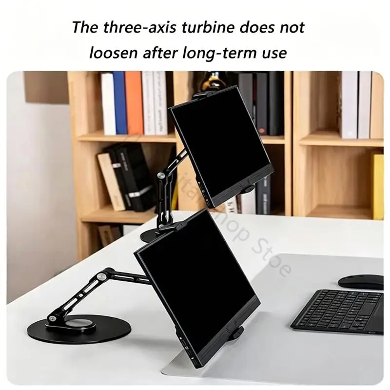 96BA Magnetische Befestigungsplatte mit mehreren Winkeln für tragbare Monitore und Computer-Montageplatte, robust, leicht – Detail 9