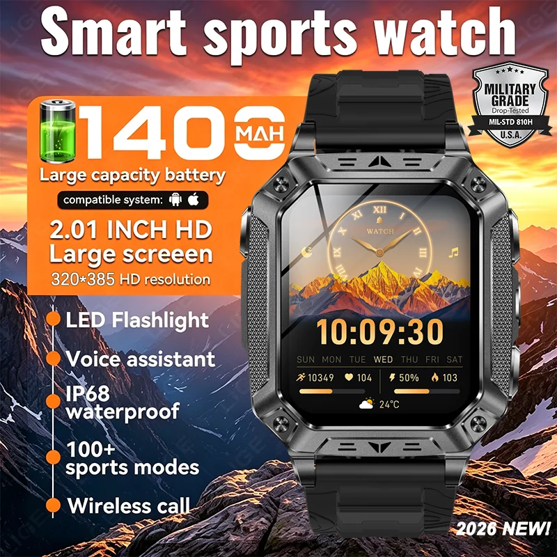 Outdoor Lighting Ip Rating - LIGE Wbudowany Smartwatch Męski z Bardzo