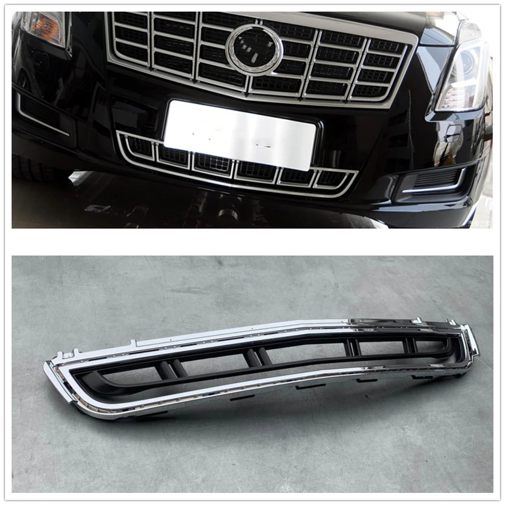 

Front Grille For Cadillac XTS 2013-2017 Car Bumper Hood Mesh Air Vent Intake Trim Body Kit Grating Grid Lower Grill Replacement