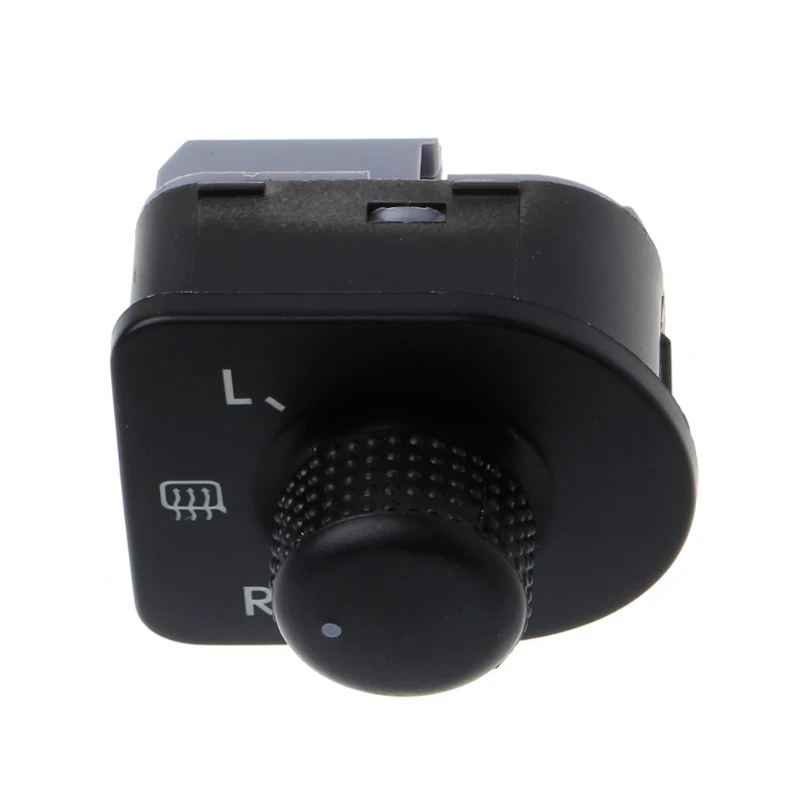 Wearproof Car Side Mirror Replacement 1J1959565F Black Adjust Button Knob Replacement Easy to Install Drop Shipping
