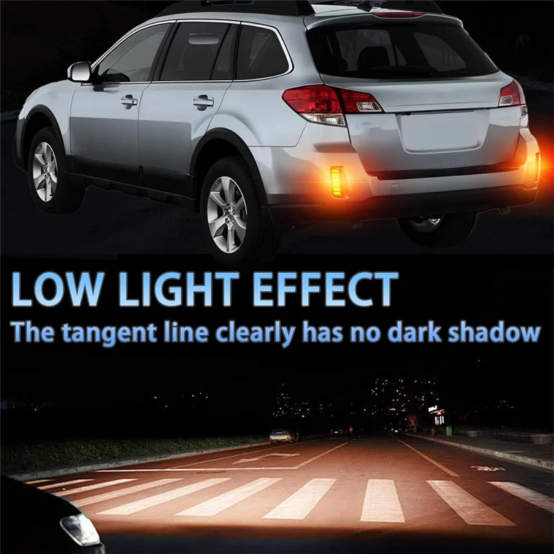 

LED Tail Lamp Fog Lamp Brake Light Rear Bumper Reflectors Light For Subaru Outback 2010-2014 Accessories-A28K