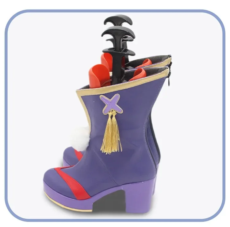 Tokai Teio Scarpe Cosplay Gioco Pretty Derby Puntelli Cosplay Stivali di Carnevale di Halloween Scarpe in PU su misura