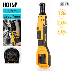 200N.M Cordless Electric Ratchet Wrench 3/8'' Rechargeable Screwdriver Removal Screw Nut Car Repair Tool For Makita 18V Battery