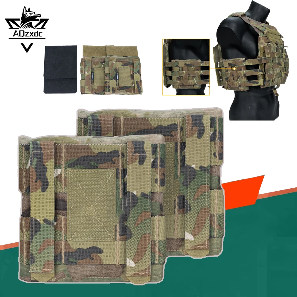 

Tactical Vest Molle Side Panel Bag Side Bulletproof Plate Packet JPC AVS Universal Model Outdoor CS Hunting Shooting Accessories