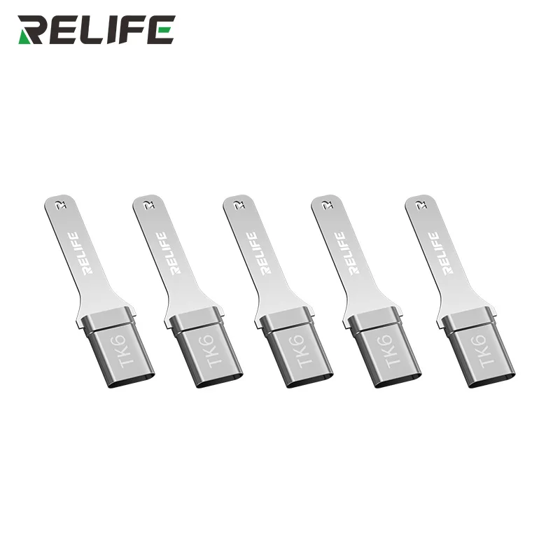 RELIFE TK6 Type C Charging Port Anti Melting Protection Tool High Temperature Resistant Stainless Steel Precise Positioning Dura