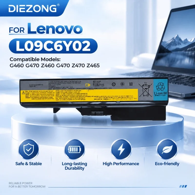 L09C6Y02 for Lenovo G460 G470 Z460 G470 Z470 Z465  Battery 4400MAH Large Capacity, Stable and Durable