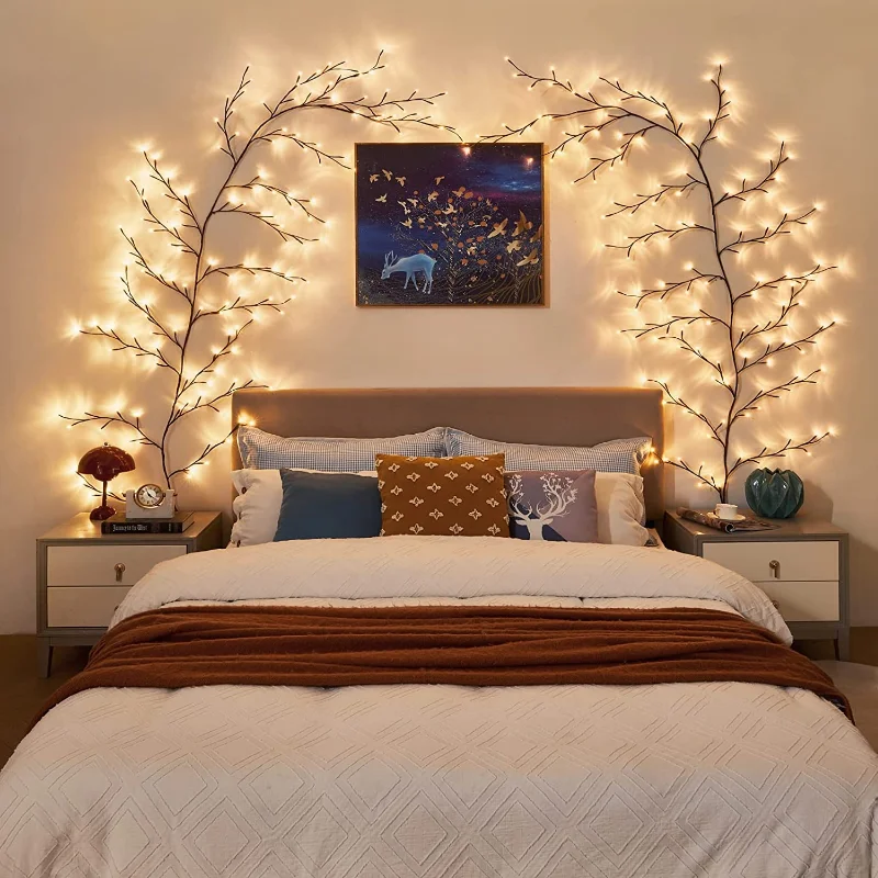 

LED Vine Tree Lights for Wedding Christmas Decoration Valentine's Day Branch Lights, Willow Tree Lights for Bedroom Living Room