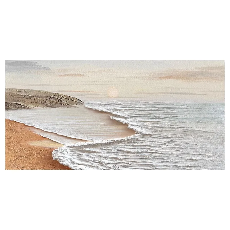 

Living room decorative painting, modern bedside, living room, abstract landscape texture painting