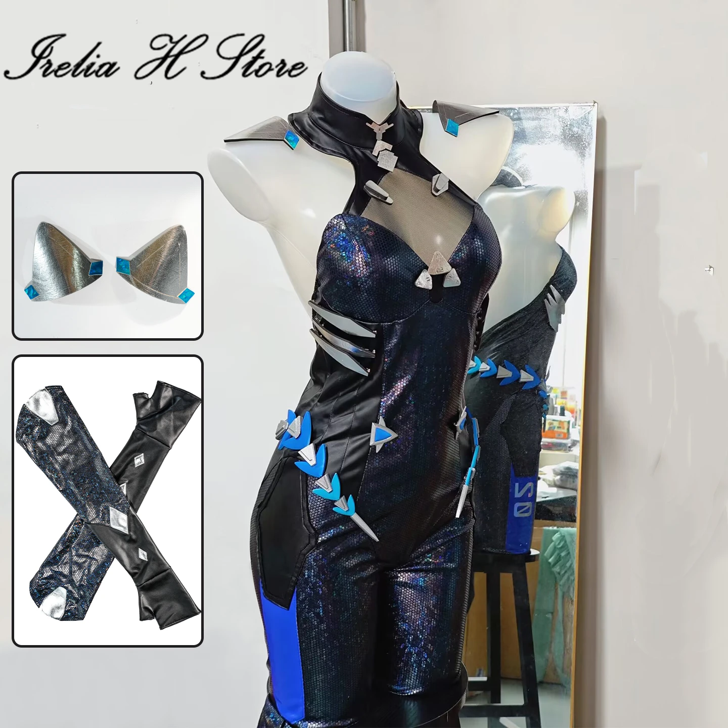 

Irelia H NIKKE little Mermaid Cosplay Costume for women sexy jumpsuit