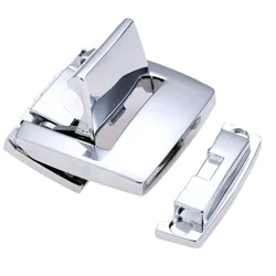 1pc Square Golf Box Toggle Latch 46mm/1.81Inch Catch Flight Case Alloy Buckle Furniture Locking Cabinet Desk Drawer Luggage