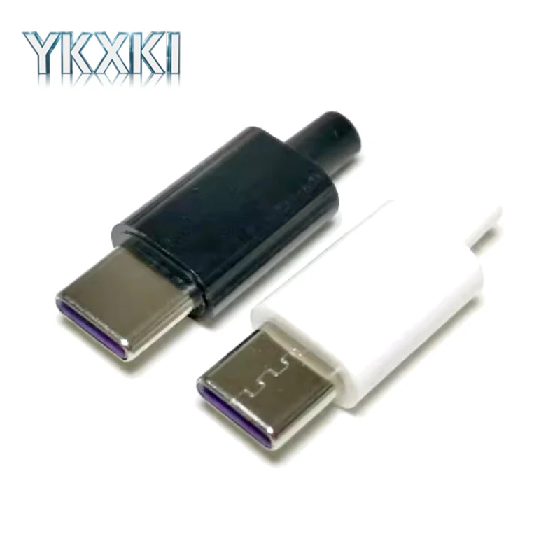 5PCS 10PCS TYPE-C Stecker 3A 5A DIY Mobile Datenkabel Zubehör mit Shell Ladekabel Schnelle Lade