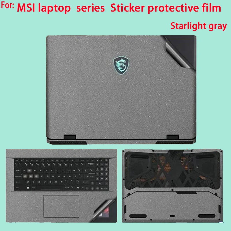 ل msi كاتانا 17 HX B14WGK ملصق طبقة رقيقة واقية كاتانا 15 AI B8V محمول قذيفة فيلم Cybrog Z16/14/15 A13VF جسم الطائرة الجلد فيلم