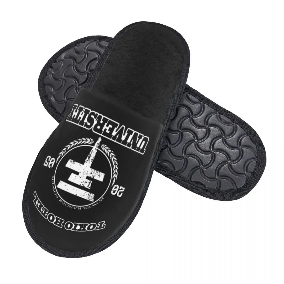 The Band Tokio Hotel Logo Soft Scuff Memory Foam Slippers Women Hotel House Shoes