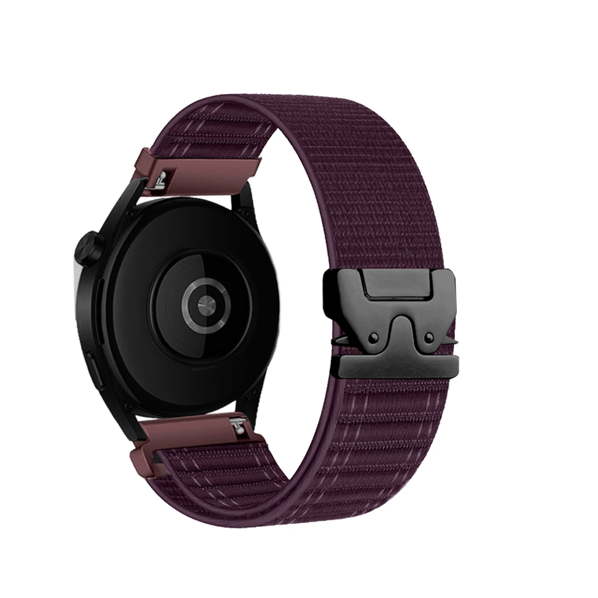 18/20/22 mm Schnellverschluss-Nylonschlaufe für Samsung Watch 7, Fallschirmschnalle, elastisches Armband für Garmin Watch/Huawei GT Watch – Detail 10