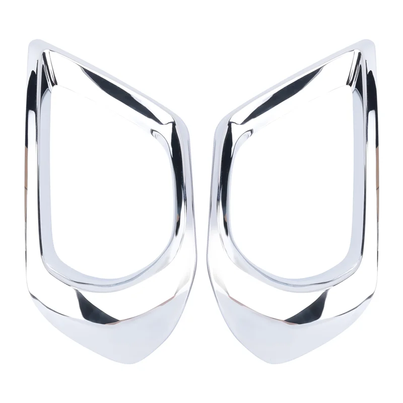 

ABHX-For Subaru Forester SJ 2014 2015 2016 Chrome Front Fog Light Lamp Bumper Foglight Cover Trim Frame Car Styling Molding