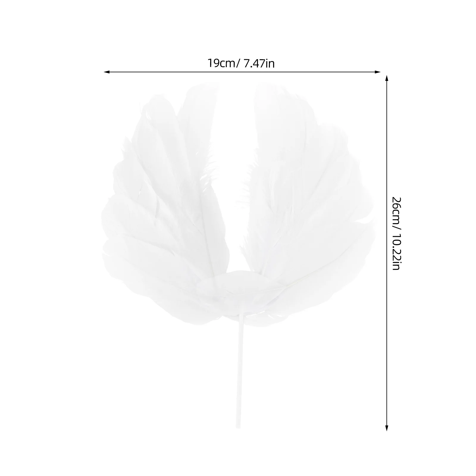 Wing Cake Picks Led Light Up Angel Wings Decor For Birthday Party Wedding Cupcake Decoration Supplies view 4