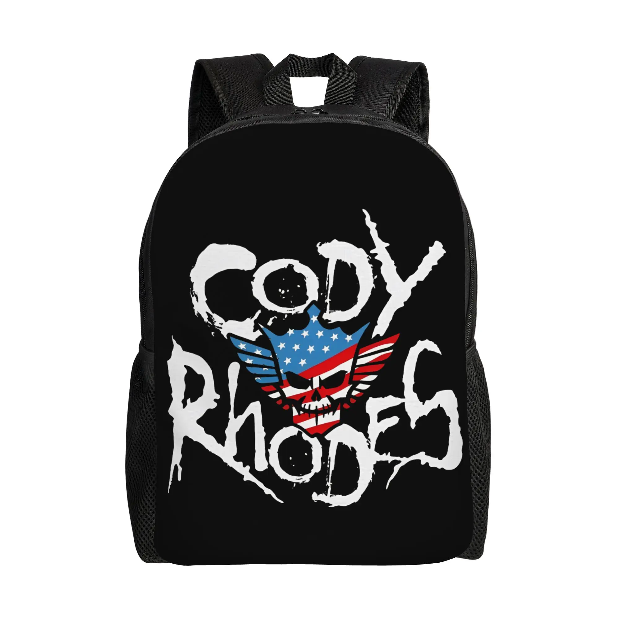 

Рюкзак с логотипом Cody Rhodes для мужчин и женщин, повседневный студенческий рюкзак для походов и путешествий, сумка через плечо для ноутбука, спортивная сумка