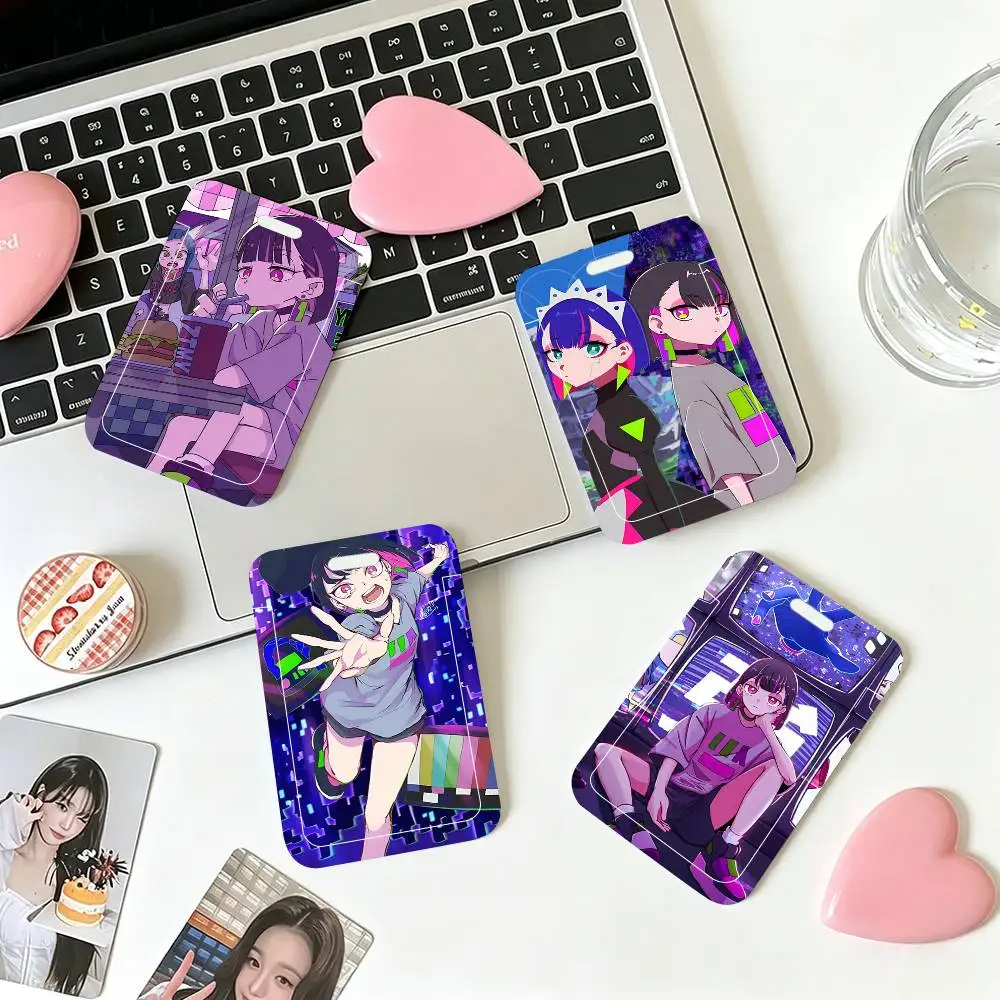 1pc Music Band Z-Zutomayo ID Card Sleeve School Card Access ID Card Bus Meal Card Protective Sleeve Easy Push