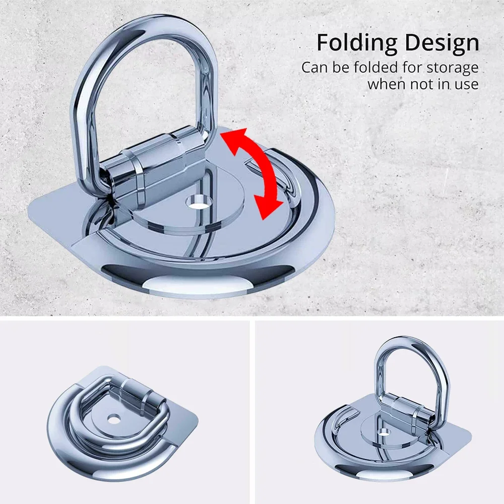 1set Motorcycle Heavy Duty Motorcycle Floor Wall Ground Anchor Motorbike Lock Point Scooter Security Motorcycle Chains & U-Locks