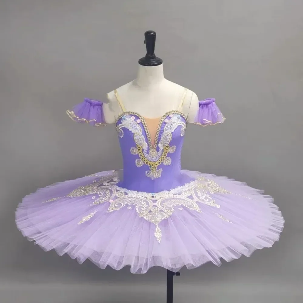 Purple Ballet Dance Costumes For Fairy Sleeping Beauty Dress Professional Ballet Tutu Competition Dance Clothes Ballet Wear