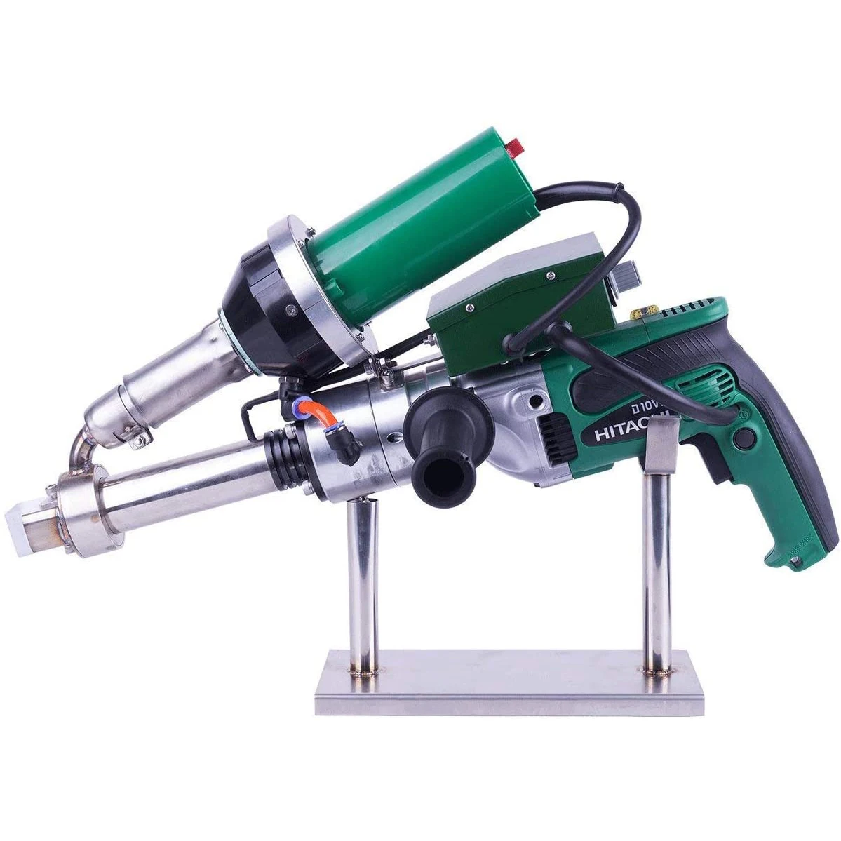 

1600W Hand Extrusion Welder Gun Plastic Handheld Extruder Welding Gun PP HDPE LDPE Pipe Welding Machine Plastic Welding Tool Kit