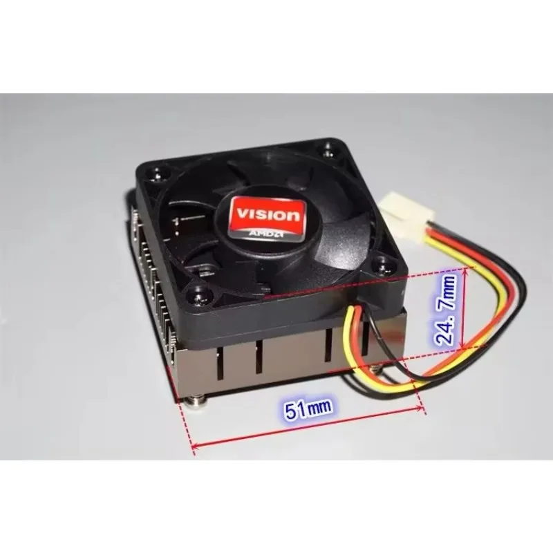 

L 50*50*10 мм бренд 5010, бесшумный охлаждающий вентилятор, бесщеточный вентилятор 5 В-12 В, алюминиевый радиатор, расстояние между отверстиями 40 мм