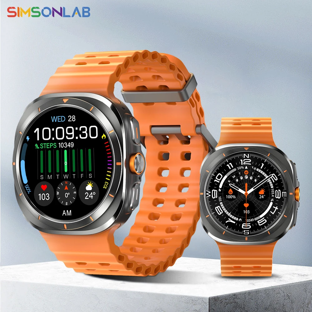 2024 New Smart Watch  Remote Control Photo IP68 Waterproof Real-time Heart Rate Raise Hand To Light The Screen Map Navigation