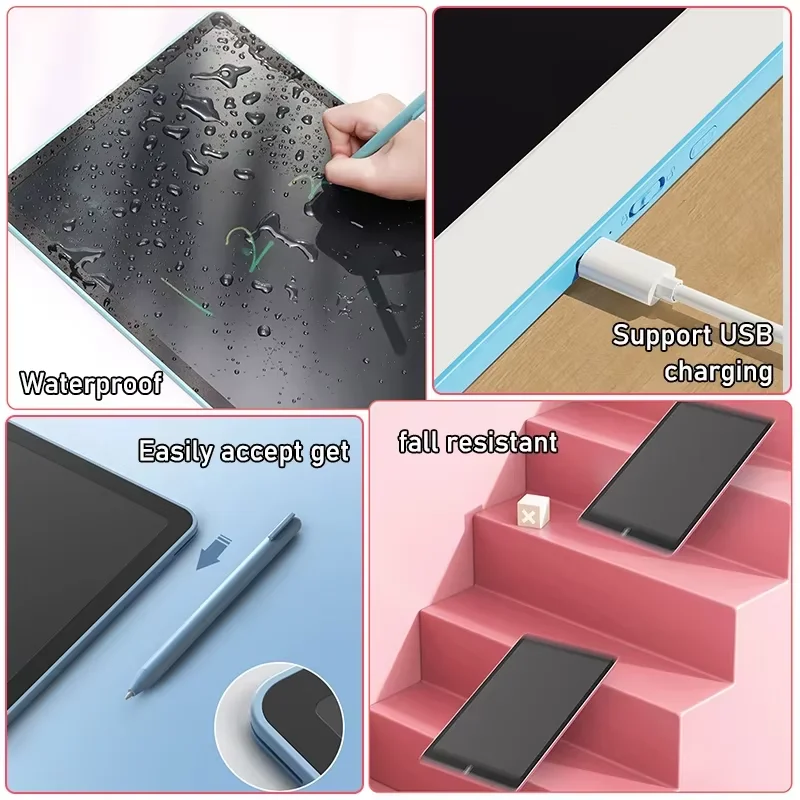 16/13/11 Inch LCD Schrijfbord Tekentablet Kinderen Schrijven Schilderen Kinderen Educatief Speelgoed voor 3 4 5 6 7 8 Jaar Meisjes Jongens