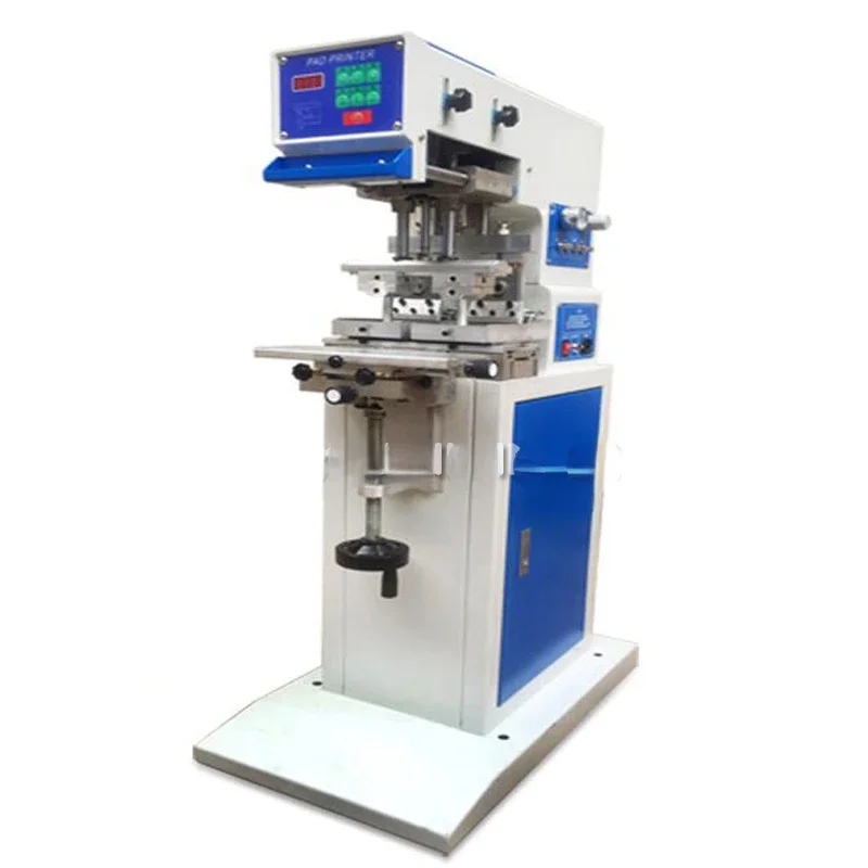 Hot sales GB-C5 Type 2 Pneumatic Double Oil Pan Double Printing Head Scraper Type Two-color Pad Printing Machine Coding Machine