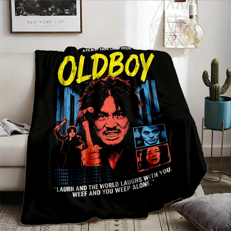 Oldboy Movie Poster Soft Blanket Park Chan-Wook Korean Cinema Warm Blanket