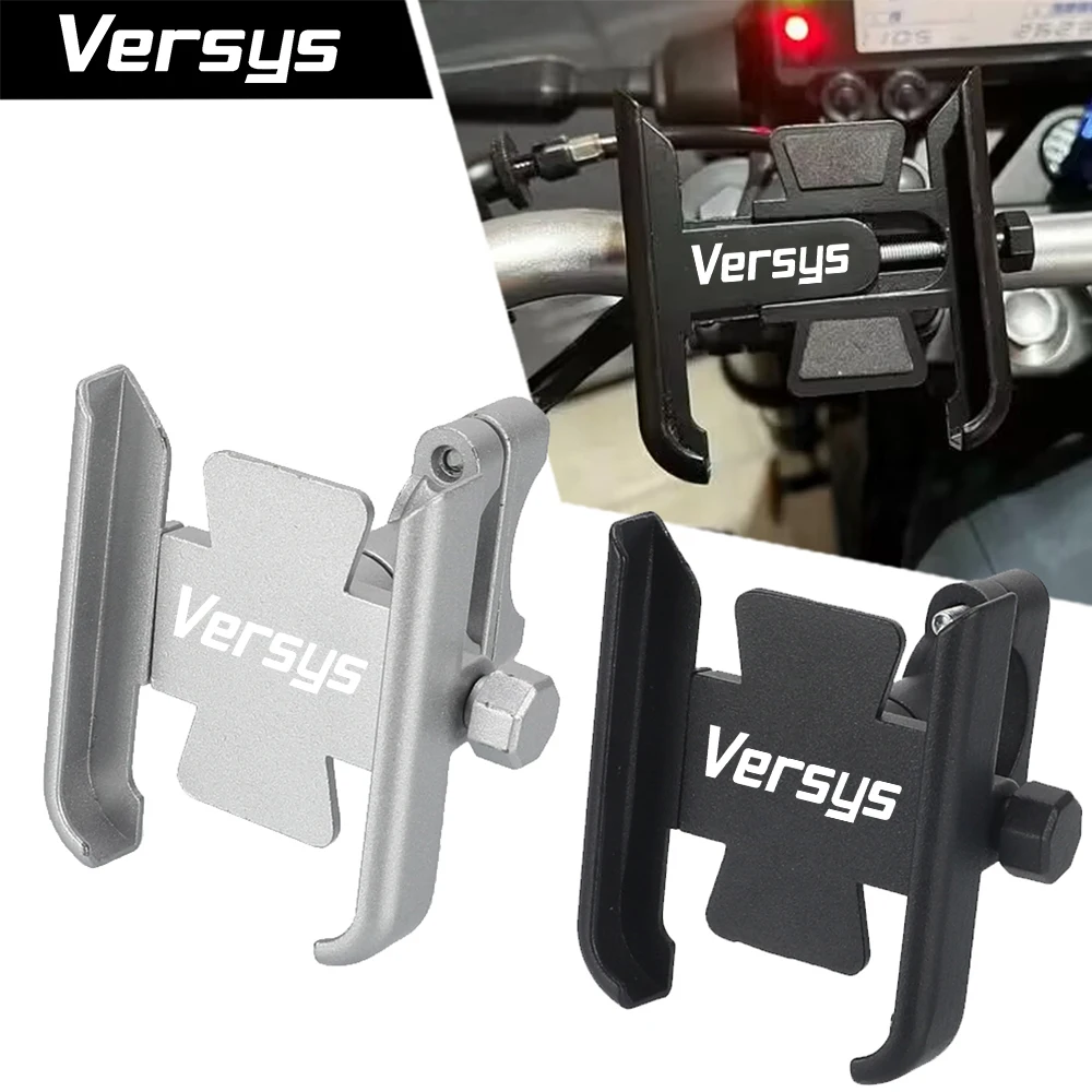 

For KAWASAKI Versys 650 1000 VERSYS X250 X300 2008-2024 Motorcycle Accessories Handlebar Mobile Phone Holder GPS Stand Bracket