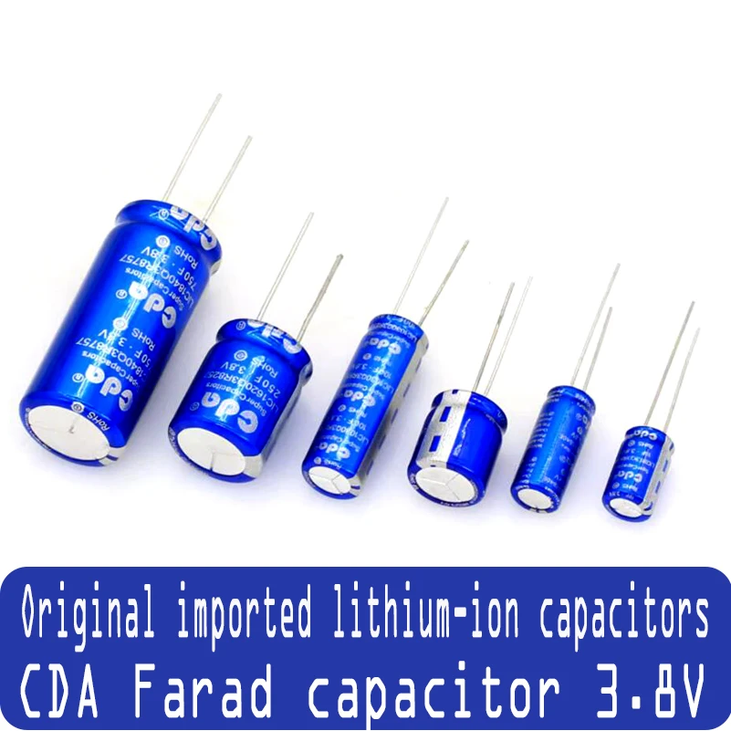 Original imported 3.8V ion capacitor 100F/120F/250F/270F/500F/650/750F/10F/20F/25F/30F/40F/50F/70F/80FCDA Faraday capacitoror