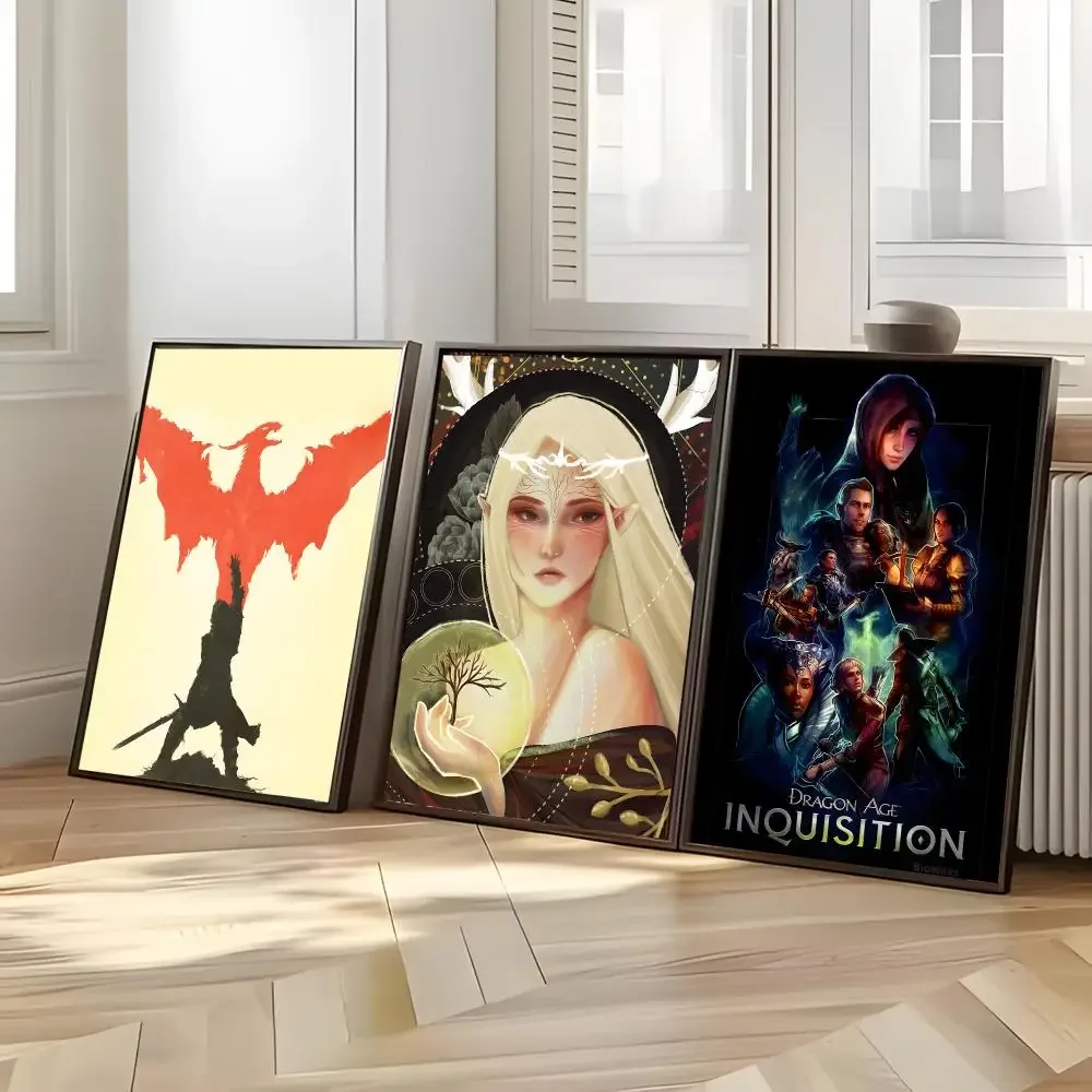 Game Rpg Dragon Age Poster Distinct Home Decor Concepts Chic Indoor Art Pieces