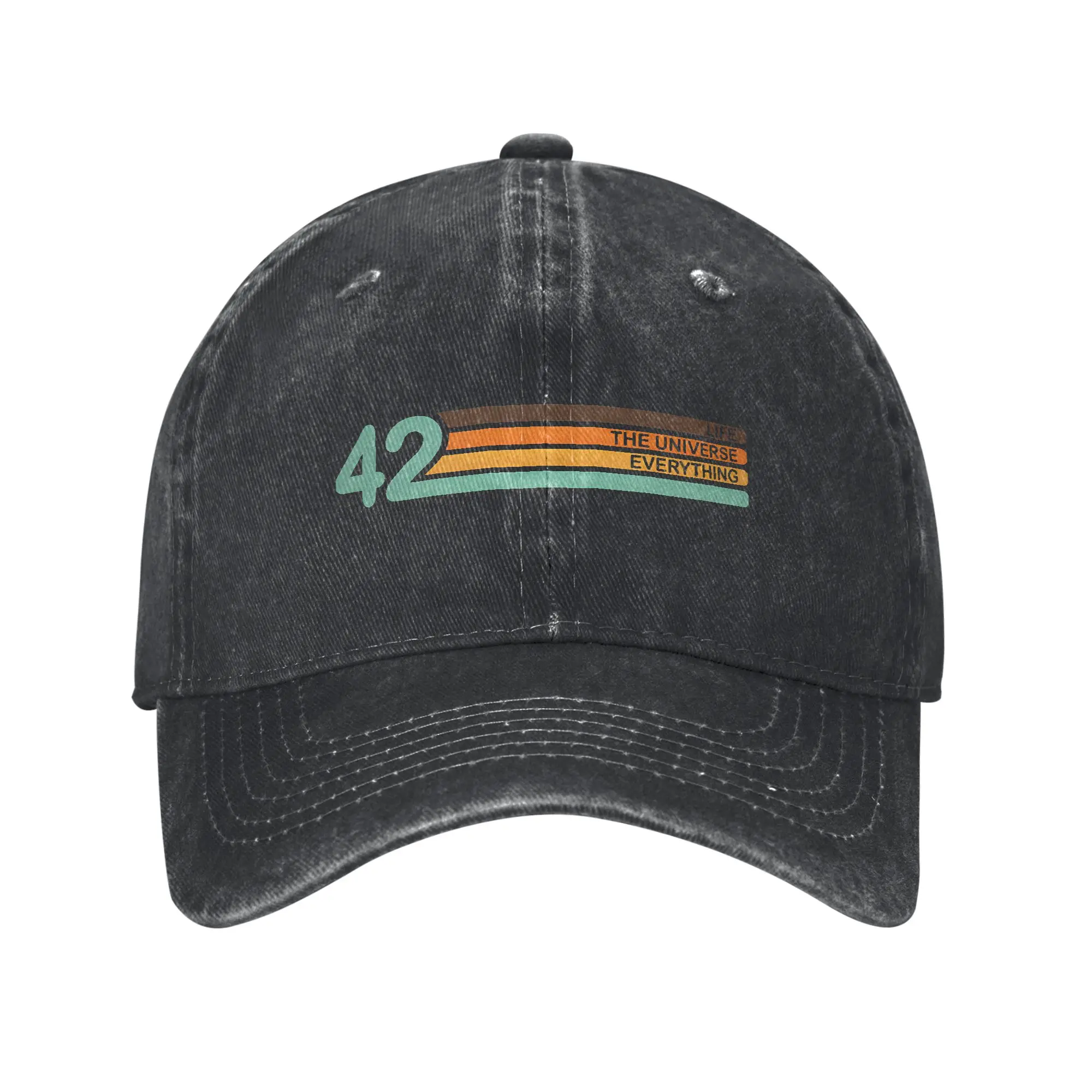 dont panic 42 The Answer To Life Douglas Adams  Printed Caps For Unisex Cotton  Trucker Hat Causal Wear Baseball Cap Adjustable