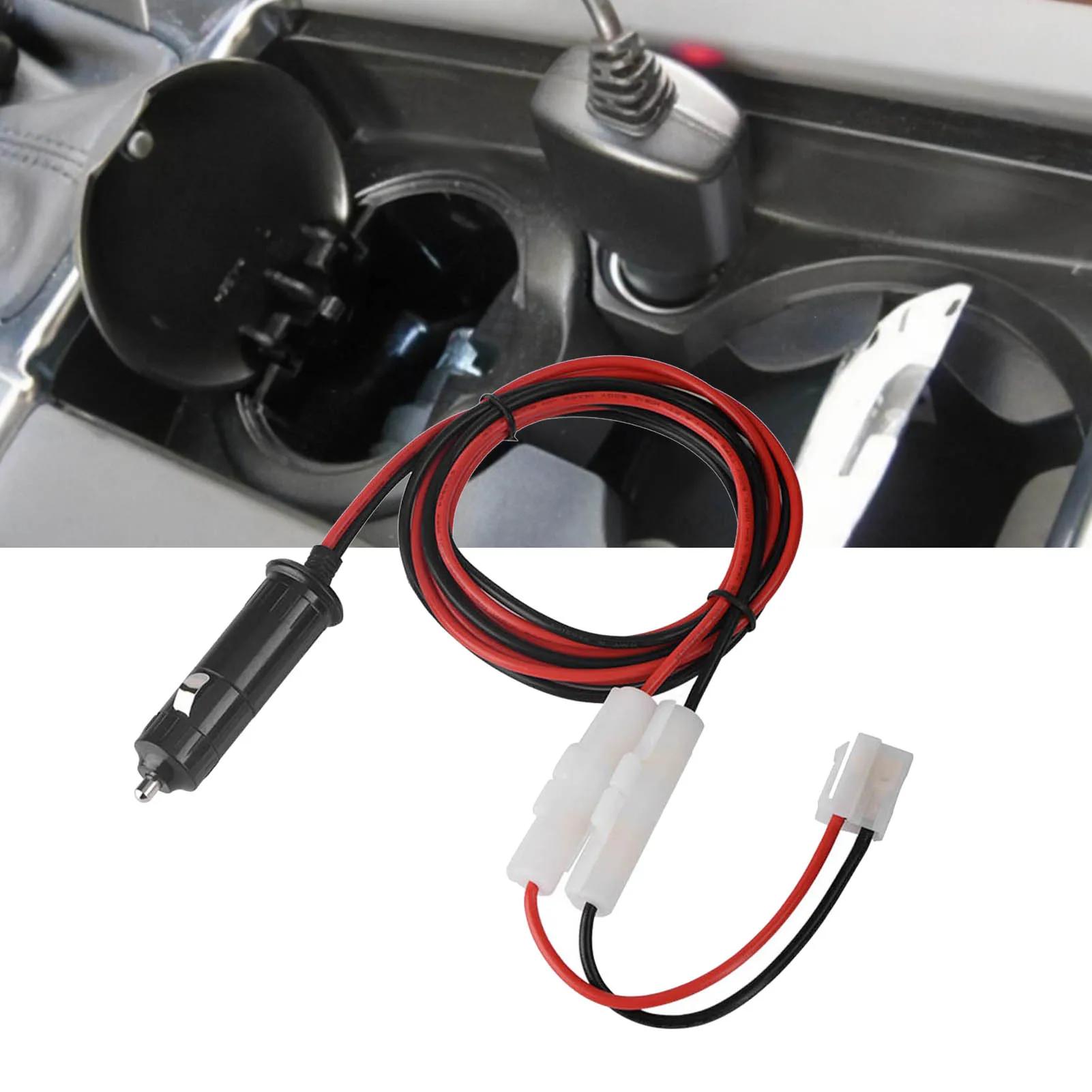 كابل لراديو YAESU كابل راديو T شكل وصلة كابل الطاقة ولاعة السجائر لراديو المحمول FT-7900/7800/8800/8900/1907