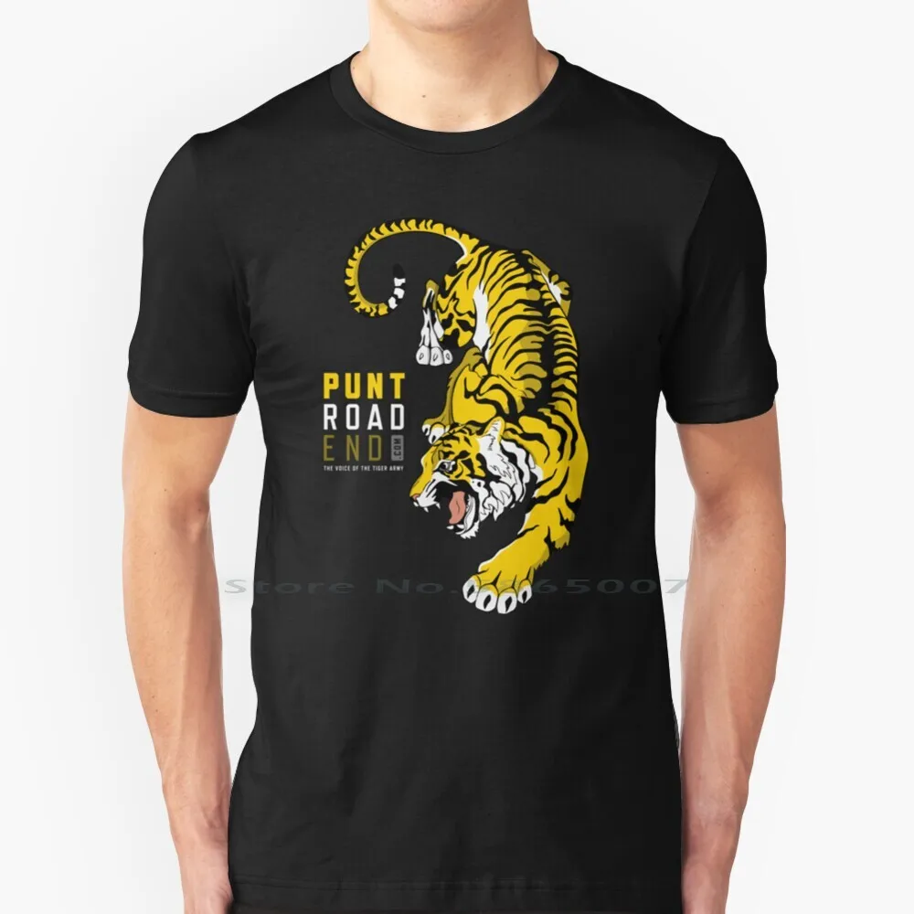 Camiseta Punt Road End #2 100% algodón, camisa de los Tigres, el tigre, el tiempo, Footy, Gotiges, Premiership, Aussie Rules, deportes, Australia