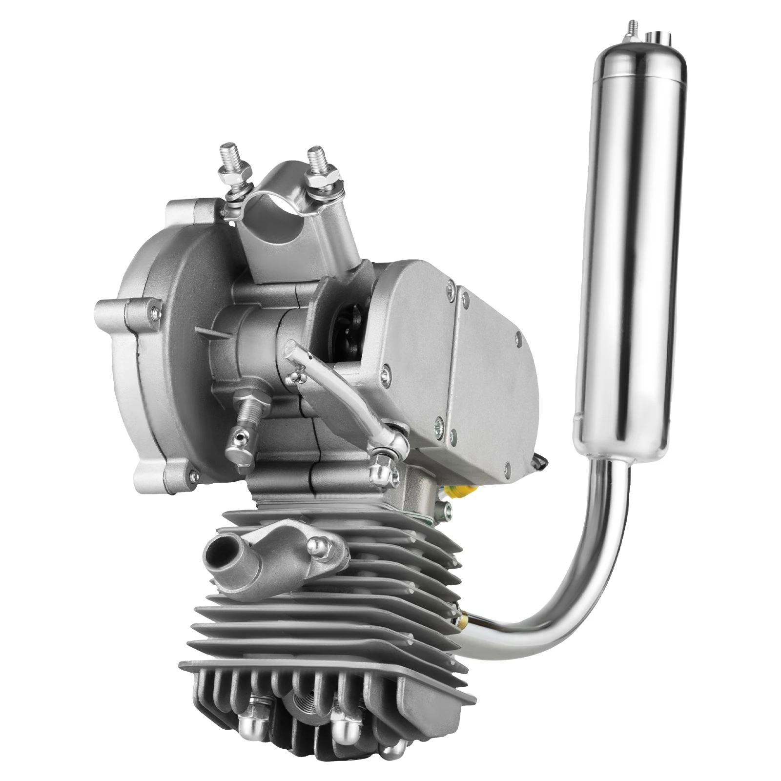2-Takt 80CC Motor Kit, CDI Ignition Type Cycle Engine Kit, Motor luftgekühlter Fahrradmotor Set, Einzylinder-Fahrradmotor – Detail 2