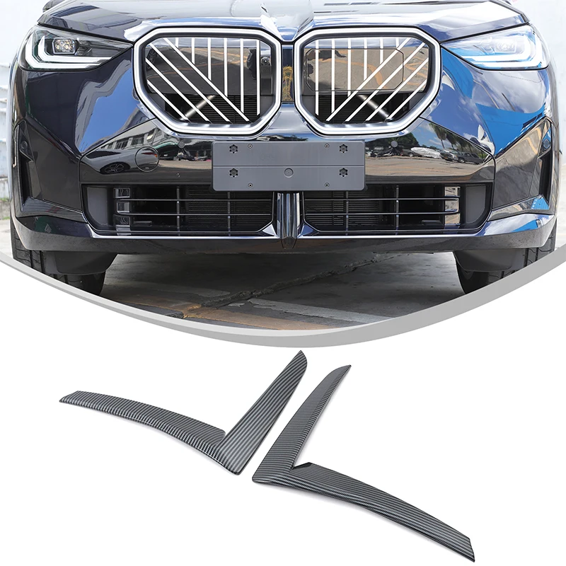 

Для BMW X3 G45 2025+ ABS автомобильное волокно Стайлинг автомобиля передний задний бампер декоративная полоса наклейка аксессуары для внешней защиты автомобиля